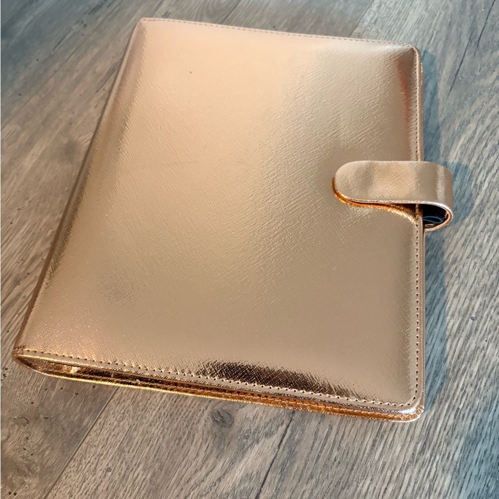 Rose Gold Filofax A5 Planner Binder Agenda